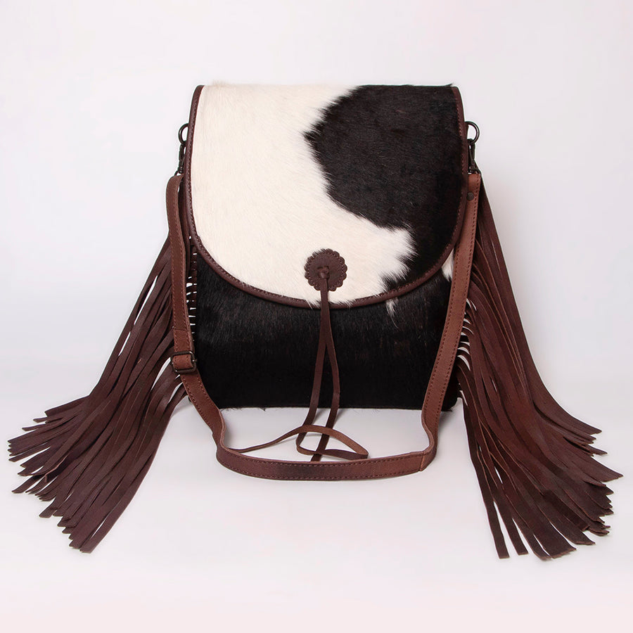 American Darling Messenger Hair On-Genuine Leather Western Women Bag Handbag Purse | Crossbody for Cute