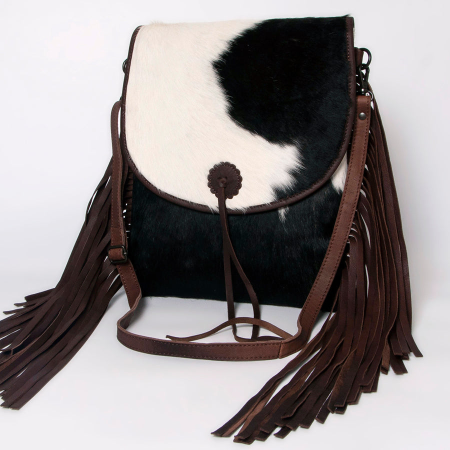 American Darling Messenger Hair On-Genuine Leather Western Women Bag Handbag Purse | Crossbody for Cute - Uhorse