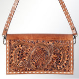 American Darling ADBGZ327 Crossbody Hand Tooled Genuine Leather Women Bag Western Handbag Purse