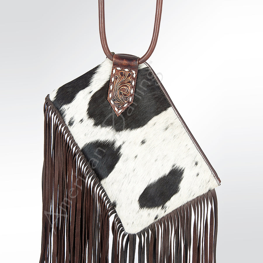 ADBGZ328 American Darling Hair On Genuine Leather Women Bag W. Handbag by Hilason – Cowboy and equestrian accessories
