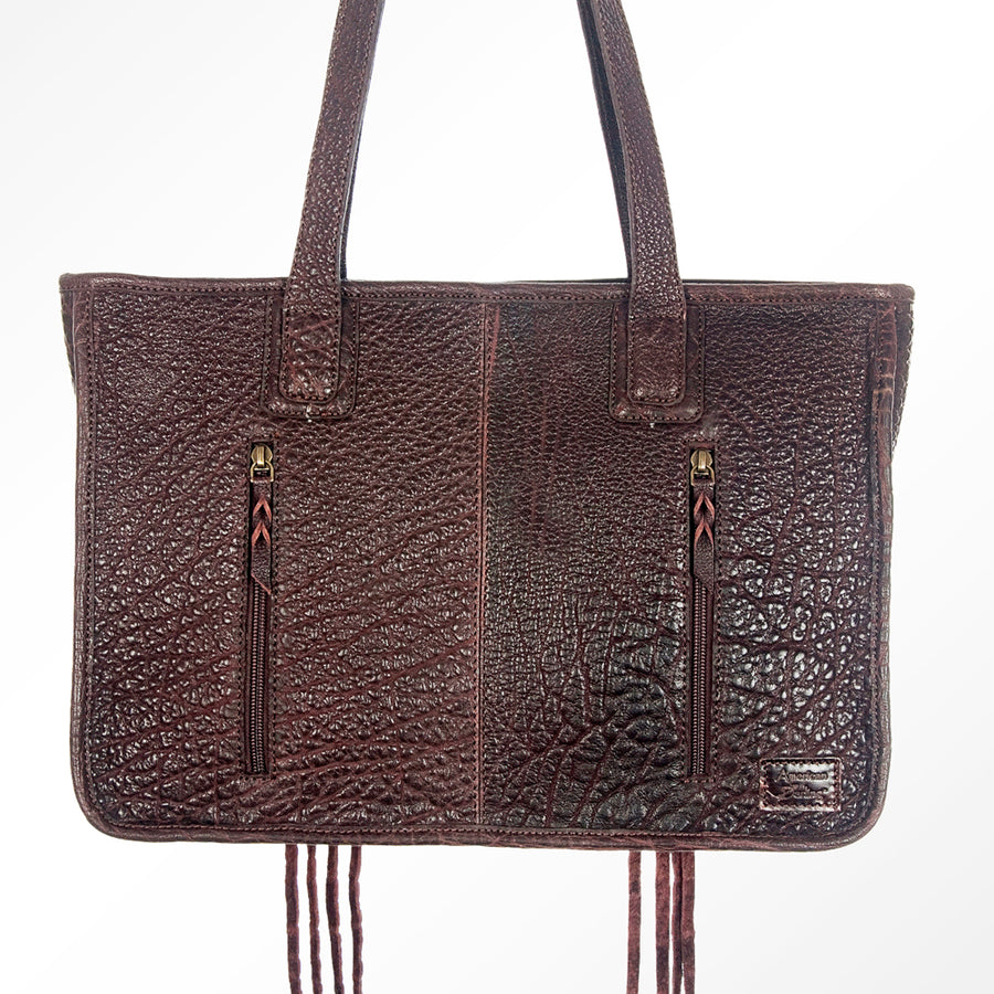 American Darling Briefcase Genuine Leather Women Bag Western Handbag | Tote Hand Tooled Travel