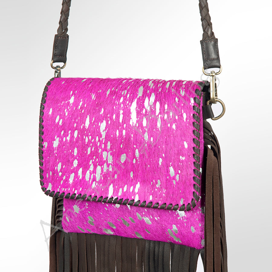 American Darling Cross Body Hair On-Genuine Leather Western Women Bag Handbag Purse | Crossbody for Cute - Hilason