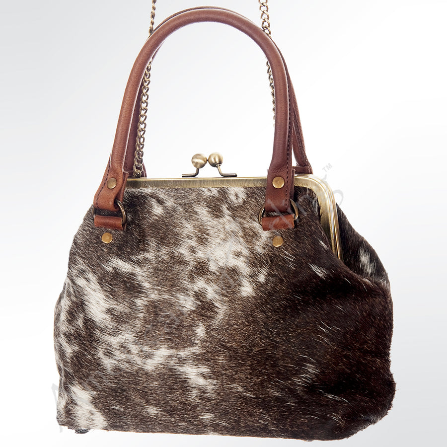 American Darling Tote Hair on Genuine Leather W. Women Bag Handbag by Hilason – Cowboy and equestrian accessories