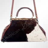 American Darling ADBG654 Crossbody Hair-On Genuine Leather Women Bag Western Handbag Purse