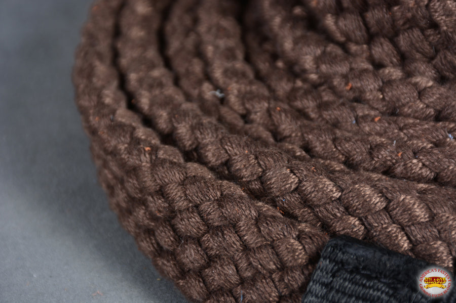 Hilason Braided Flat Cotton Roping Rein Trigger Snap 1" X 7Ft | Horse Racing Barrel Gifts