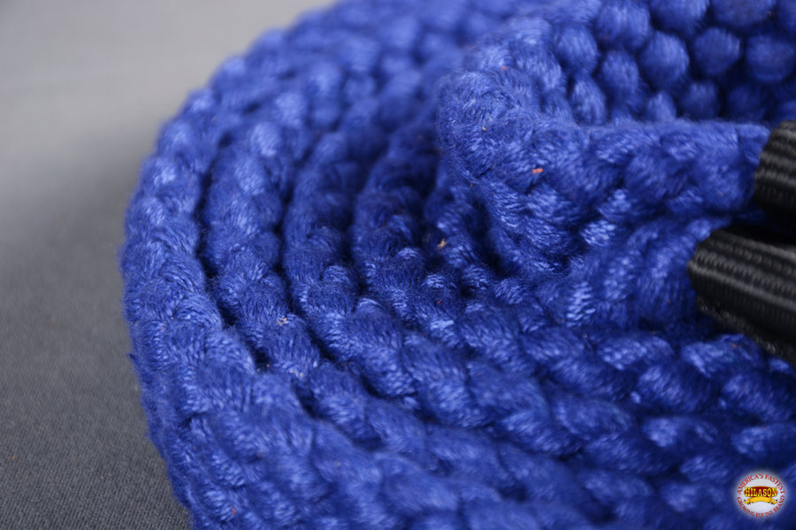 Hilason Braided Flat Cotton Roping Rein Trigger Snap 1" X 7Ft | Horse Racing Barrel Gifts