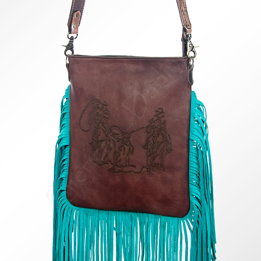 American Darling Cross Body Full Grain Genuine Leather W. Women Bag by Hilason – Cowboy and equestrian accessories
