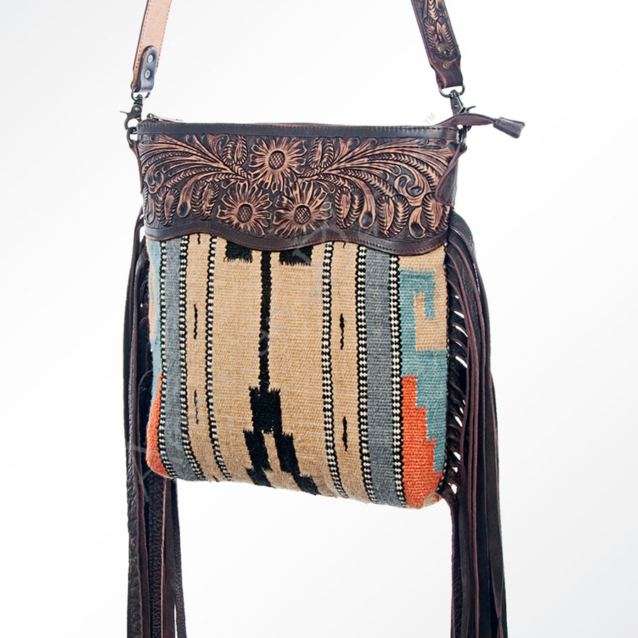 American Darling Cross Body Saddle Blanket Genuine Leather Western Women Bag Handbag Purse | Crossbody for Cute - Uhorse