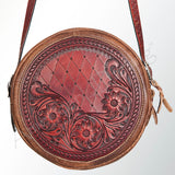 American Darling Canteen Bag Hand Tooled Genuine Leather W. Women |