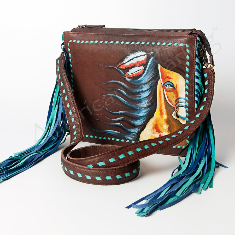 American Darling Cross Body Full Grain Genuine Leather W. Women Bag | by Hilason – Cowboy and equestrian accessories