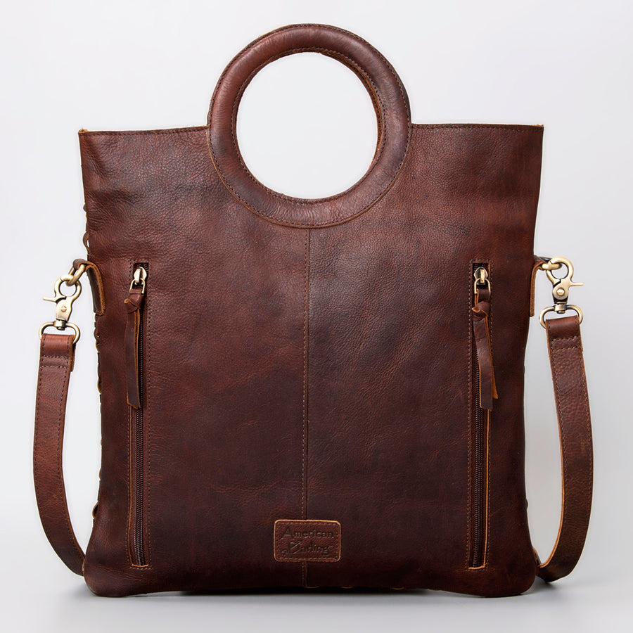 American Darling Tote Full Grain Genuine Leather Western Women Bag Handbag Purse | Travel Bags College Casual