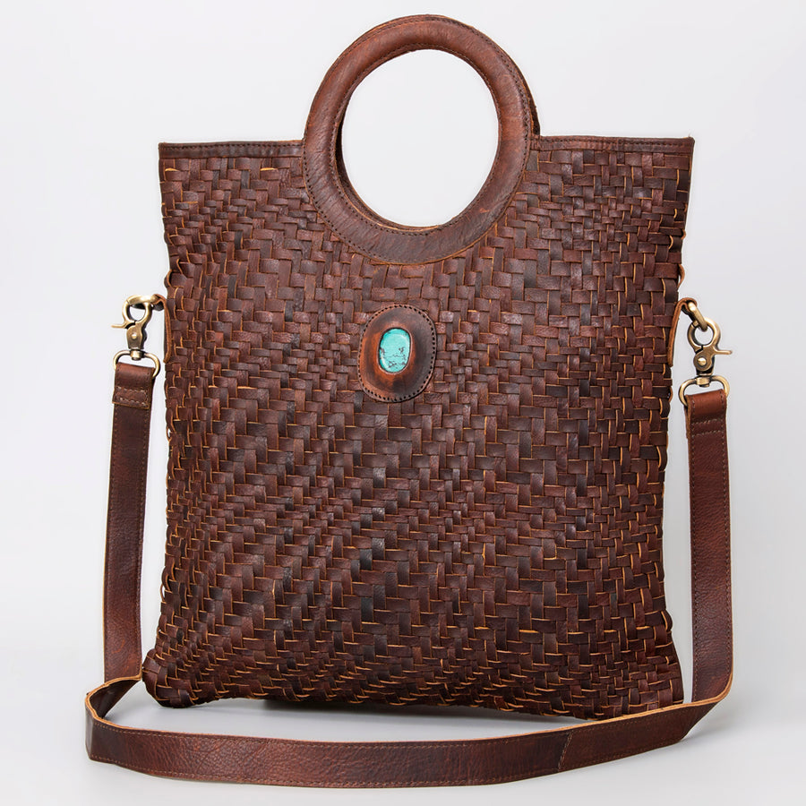 American Darling Tote Full Grain Genuine Leather Western Women Bag Handbag Purse | Travel Bags College Casual - Uhorse