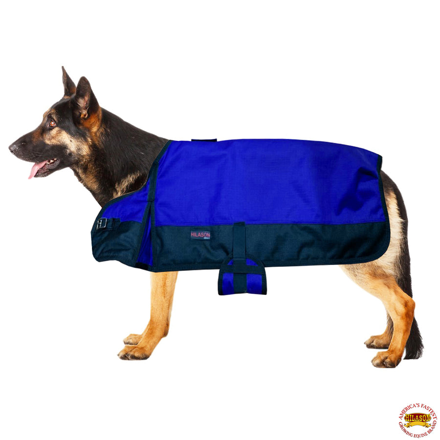 HILASON Waterproof Dog Winter Jacket Coat 600D 200GSM Heavy Duty Turnout Blanket – Warm Fleece-Lined Coat for Cold Weather  for Small Medium Large Dogs