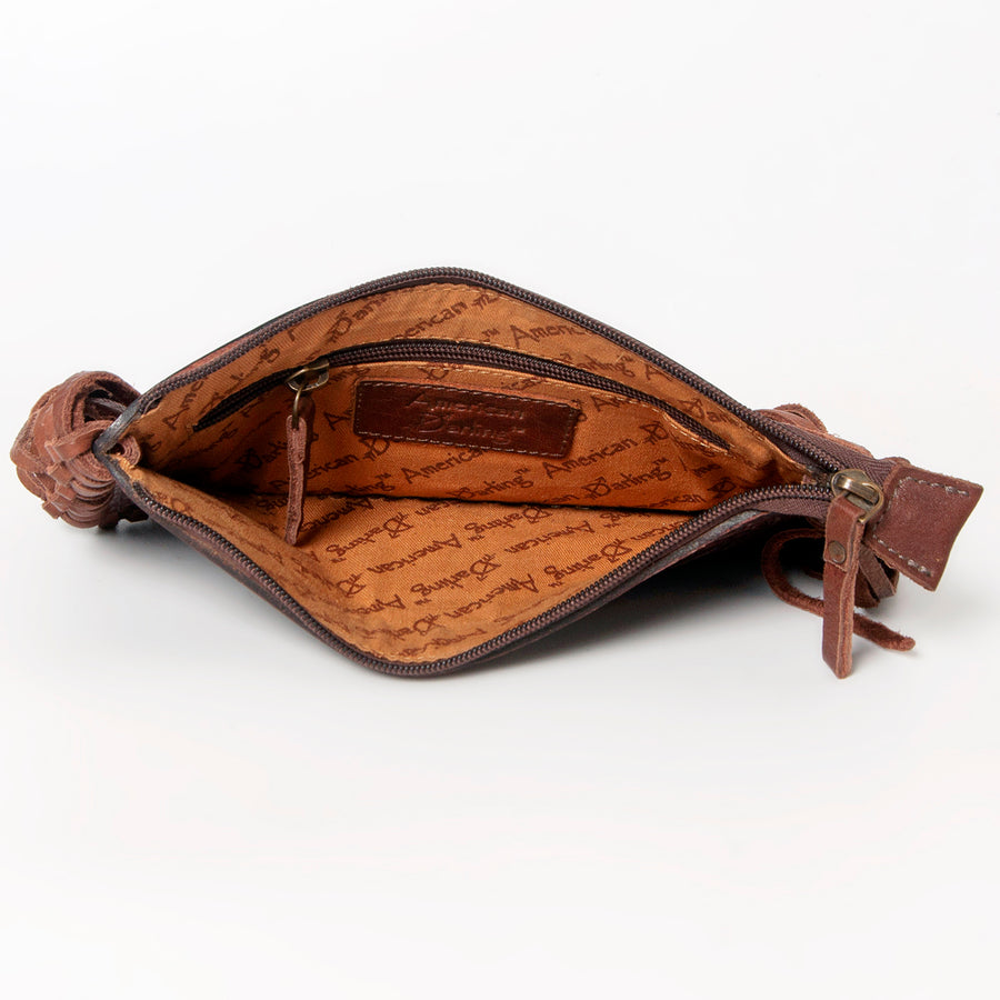 American Darling Wristlet Hand Tooled Genuine Leather Women Bag Western Handbag Purse