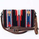 American Darling Organizer Saddle Blanket Genuine Leather Western Women Bag Handbag Purse | for Cute Travel