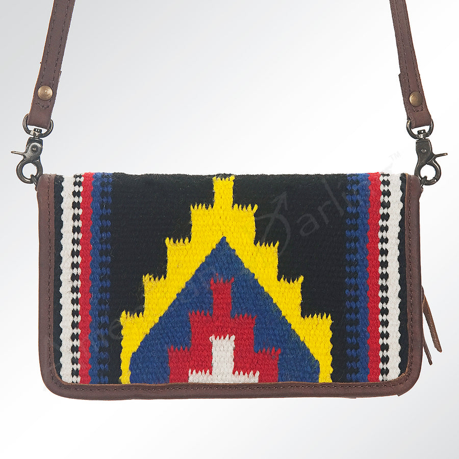 American Darling Organizer Saddle Blanket Genuine Leather Western Women Bag Handbag Purse | for Cute Travel