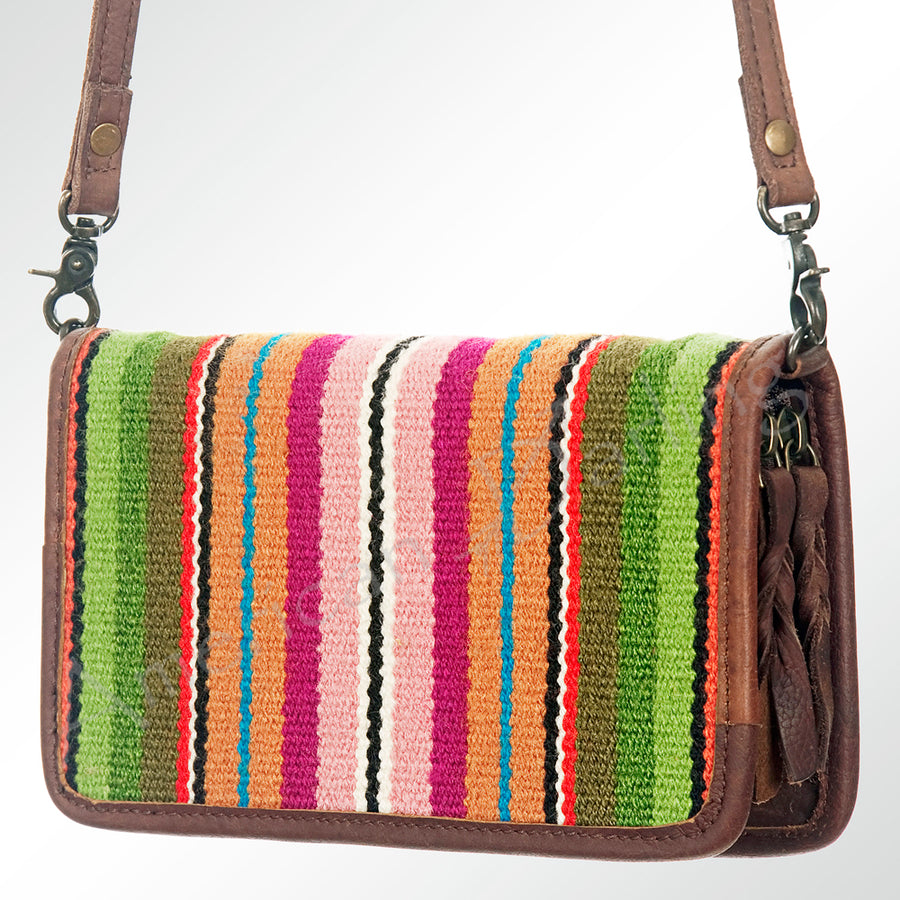 American Darling Organiser Saddle Blanket Genuine Leather Women Bag Western Handbag Purse - Uhorse