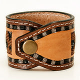 American Darling ADBRF141 Full Grain Genuine Leather Bracelet women