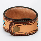 American Darling ADBRF146 Full Grain Genuine Leather Bracelet women