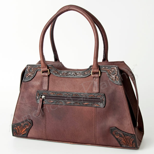 American Darling Tote Hand Tooled Genuine Leather Western Women Bag Handbag Purse | Travel Bags College Casual - Uhorse