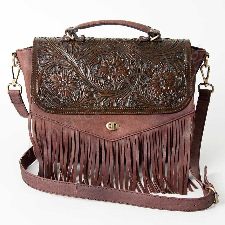 American Darling  Messenger Hair on Genuine Leather Western Women Bag | Black Handbag Purse Crossbody for Cute