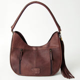 American Darling ADBGI161 Hobo Hand Tooled Hair-On Genuine Leather Women Bag Western Handbag Purse