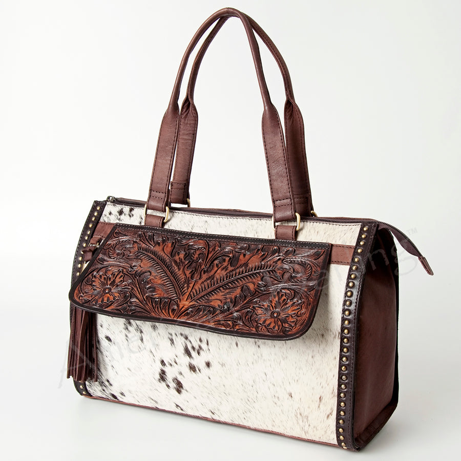American Darling Tote Hand Tooled Genuine Leather Western Women Bag Handbag Purse | Travel Bags College Casual