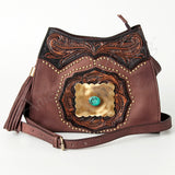 American Darling Tote Hand Tooled Genuine Leather Women Bag Western Handbag Purse