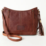 American Darling ADBGI167A Messenger Hand Tooled Genuine Leather Women Bag Western Handbag Purse