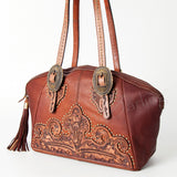 American Darling Tote Hand Tooled Genuine Leather Western Women Bag Handbag Purse | Travel Bags College Casual - Uhorse