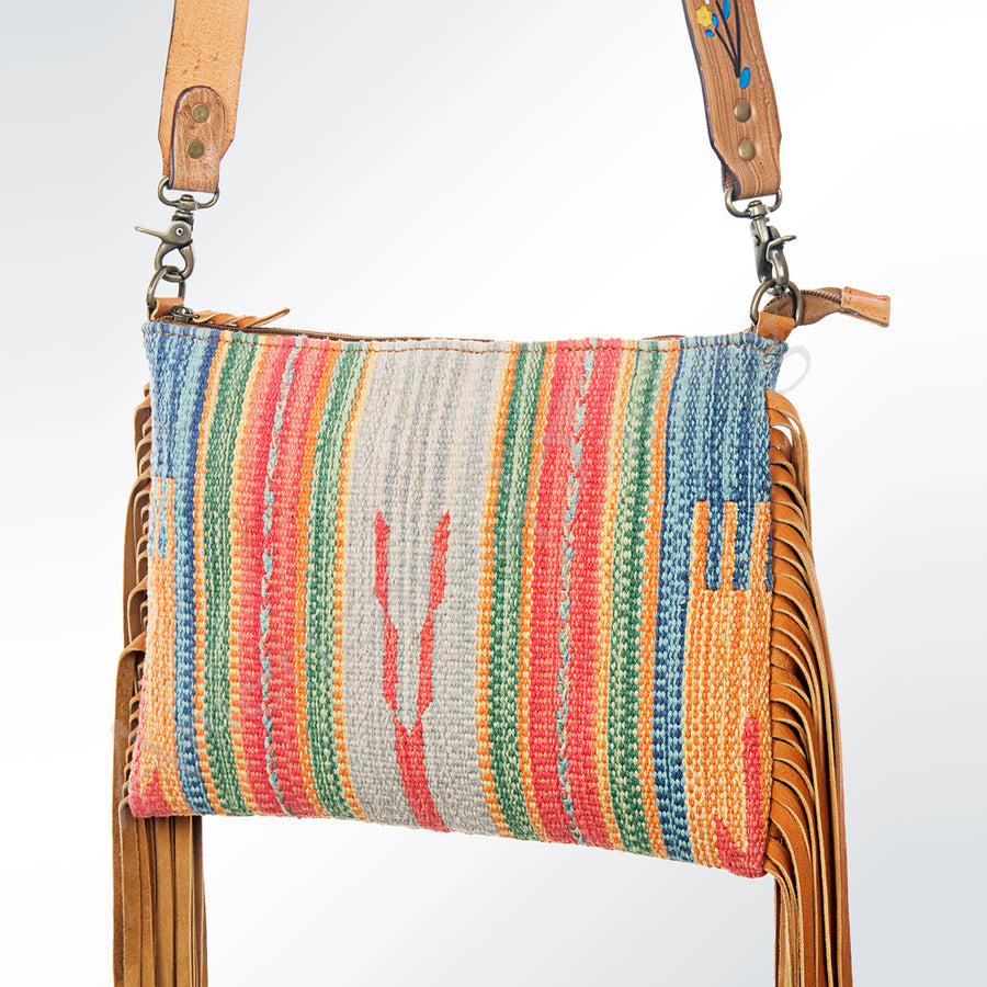 American Darling Cross Body Saddle Blanket Genuine Leather Western Women Bag Handbag Purse | Crossbody for Cute - Uhorse