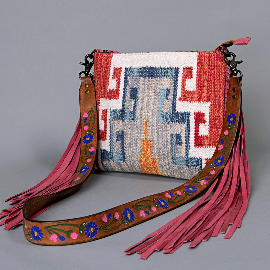 American Darling Cross Body Saddle Blanket Genuine Leather Western Women Bag Handbag Purse | Crossbody for Cute - Uhorse