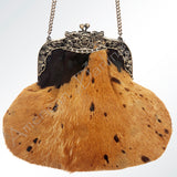 American Darling Coin Purse Bag Hair on Genuine Leather Western Women Handbag | for Cute Travel Bags