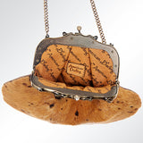 American Darling Coin Purse Bag Hair on Genuine Leather Western Women Handbag | for Cute Travel Bags