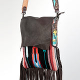 American Darling Messenger Saddle Blanket Genuine Leather Women Bag Western Handbag Purse