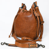 Spaghetti Western Swc137Tan Tote Vintage Handmade Drum Dyed Genuine European Cowhide Leather Women Bag Western Handbag Purse