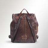 Spaghetti W. Swc145Abrn Backpack Vintage Handmade Drum Dyed Genuine