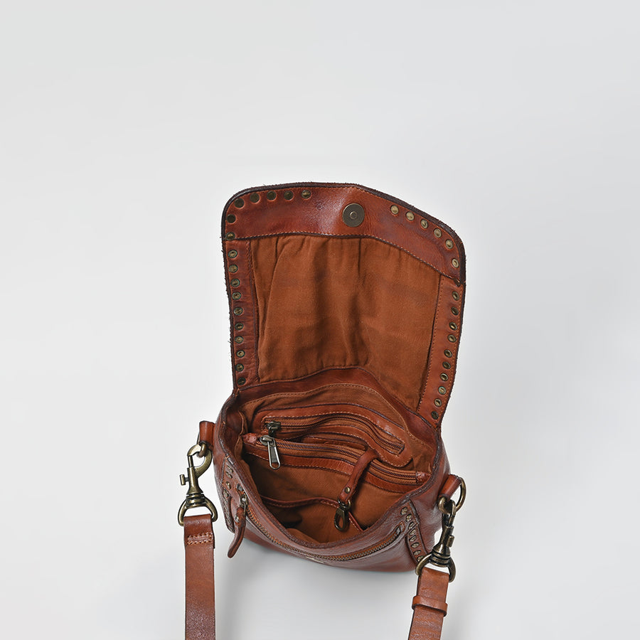 Spaghetti Western Swc149Cg Envelope Vintage Handmade Drum Dyed Genuine European Cowhide Leather Women Bag Western Handbag Purse