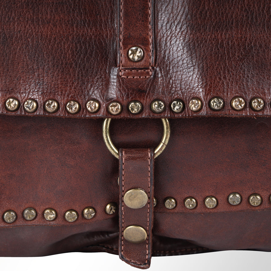 Spaghetti Western Swc157Acg Cross Body I Vintage Handmade Drum Dyed Genuine European Cowhide Leather Women Bag Western Handbag Purse