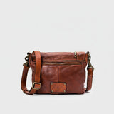 Spaghetti Western Swc158Cg Cross Body I Vintage Handmade Drum Dyed Genuine European Cowhide Leather Women Bag Western Handbag Purse