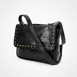 Spaghetti W. Swc163Blk Envelope Vintage Handmade Drum Dyed Genuine by Hilason – Cowboy and equestrian accessories