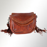 Spaghetti Western Swc164Atan Cross Body I Vintage Handmade Drum Dyed Genuine European Cowhide Leather Women Bag Western Handbag Purse