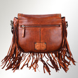 Spaghetti Western Swc164Atan Cross Body I Vintage Handmade Drum Dyed Genuine European Cowhide Leather Women Bag Western Handbag Purse