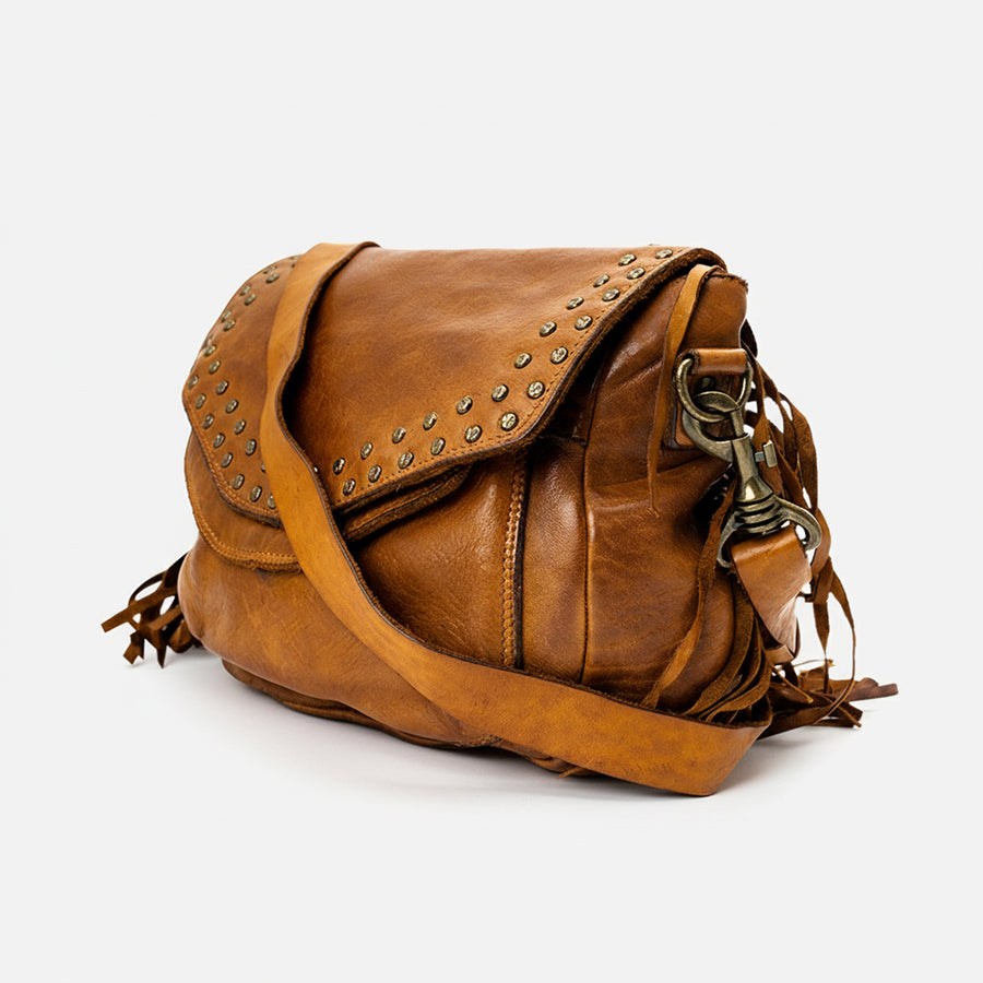 Spaghetti W. Swc164Bcg Cross Body I Vintage Handmade Drum Dyed Genuine by Hilason – Cowboy and equestrian accessories