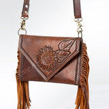 American Darling ADBGA171 Clutch Hand Tooled Genuine Leather Women Bag Western Handbag Purse