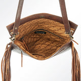 American Darling ADBGA176 Clutch Hand Tooled Genuine Leather Women Bag Western Handbag Purse