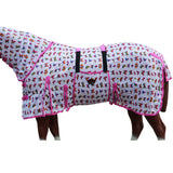 72 In H. Fly Sheet Uv Protect Mesh Bug Mosquito Summer Butterfly Pink by Hilason – Cowboy and equestrian accessories