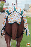 Horse Fly Sheet Uv Protect Mesh Bug Mosquito Summer Sunflower White