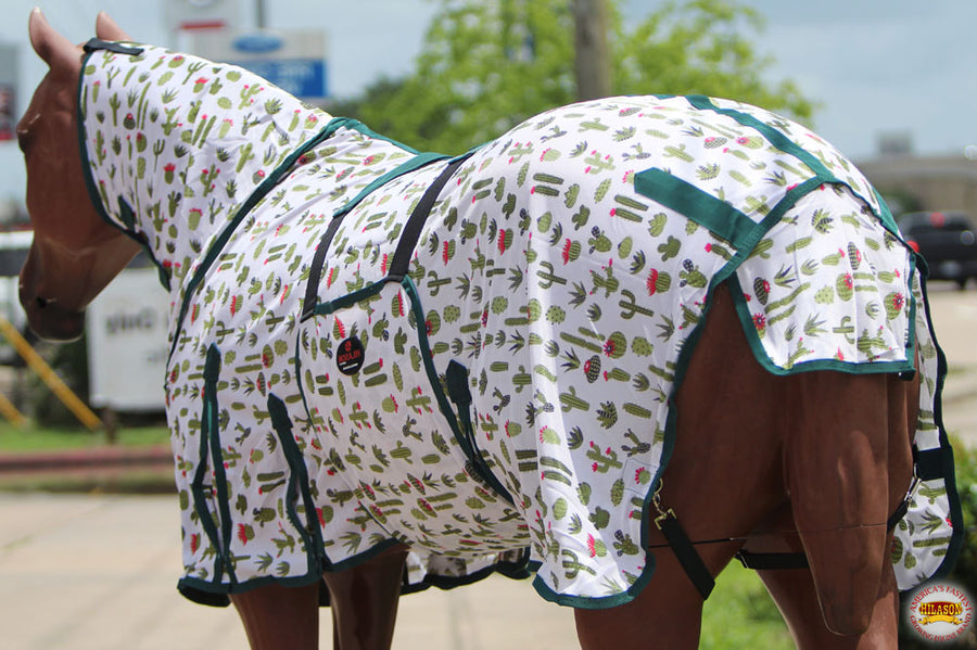 HILASON Horse Fly Sheet UV Protect Breathable Mesh Bug Mosquito Spring | Summer Horse Rug | Fly Rug