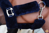 Hilason Comfort Fleece Nylon Horse Halter Navy